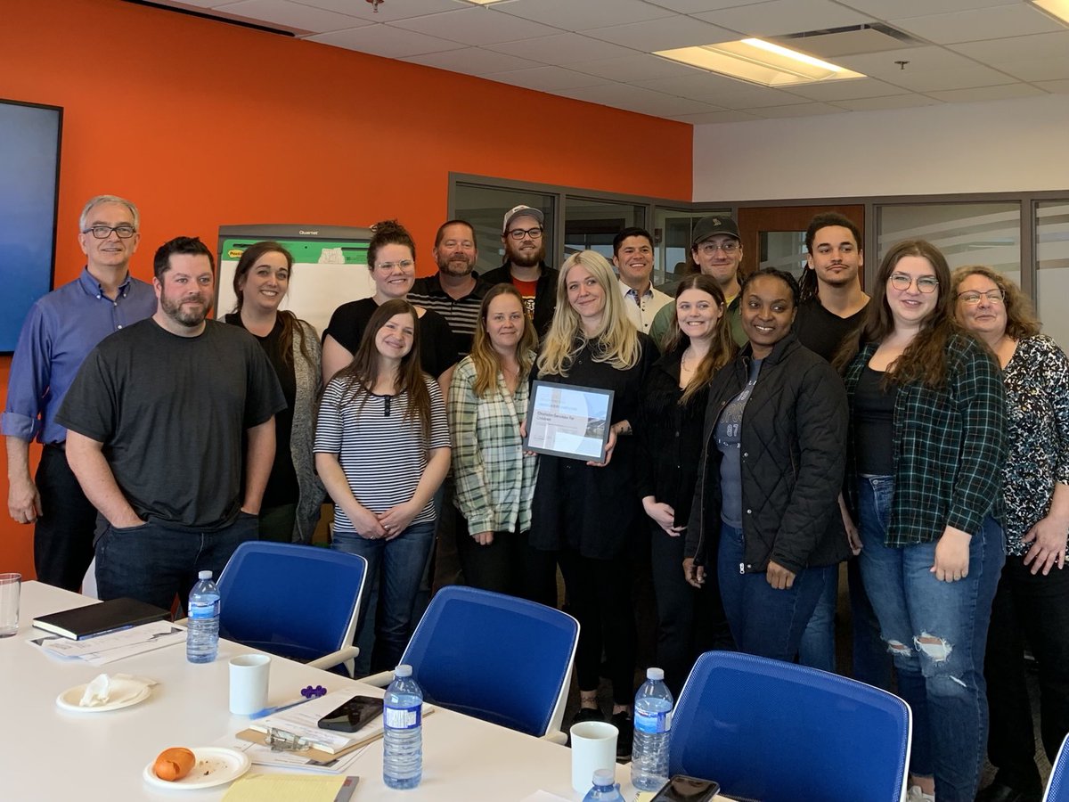 chisholm4c's tweet photo. Amazing opportunity for the team ⁦@chisholm4c⁩!Indigenous Ally Training provided by #IndigenousTreatyPartners.  Houston and Corey were excellent facilitators in our journey of consciousness raising and reconciliation. Thanks to @WorkspaceBL⁩ for the space as well! https://t.co/duYAbYPEze