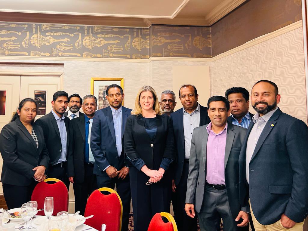 BTConservatives's tweet photo. Fantastic evening in Reigate East for our members supporting @Conservatives with @PennyMordaunt and chair of the All Party Parliamentary Group for #Tamils @ElliotColburn @GregHands https://t.co/cO3vlF9RHy