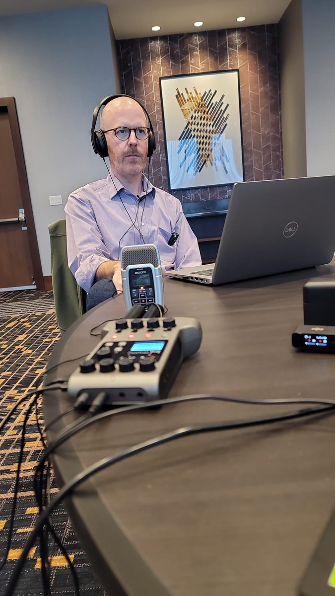 Options's tweet photo. A special Thursday episode of #VolatilityViews is taping now from the @OptionsConf with @kpdavitt13 @nasdaq and @optionvol. Look forward to the podcast on the network soon.
#OptionsConf2023 #OptionsTrading #volatility https://t.co/kto14WJAVF