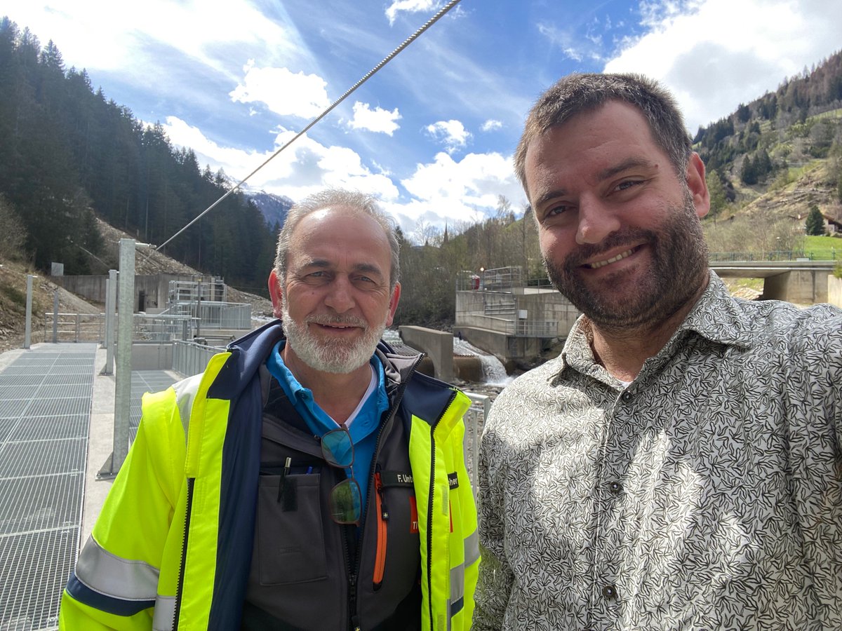 m_schletterer's tweet photo. We also pre-installed a @Riverwatcher_ #scanner system at the retrofitted Vertical-Slot #fishway (#VSF) at #TIWAG HPP #Schwarzach. Thanks to Christian, Franz & our great team! For me this was the first time to install 2 #VAKI systems in one day 🎉 🙌 #fishmigration #monitoring https://t.co/J9aez5pSbP