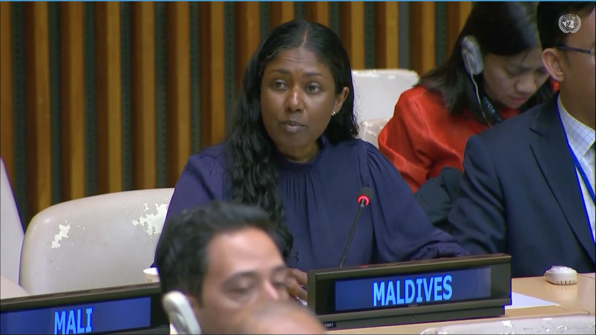 .@UNMaldives in response to #HLAB report at #SummitofFuture consultation: welcomes bold, creative, ambitious ideas - and the cross-cutting importance of #genderequality. 
#OurCommonAgenda