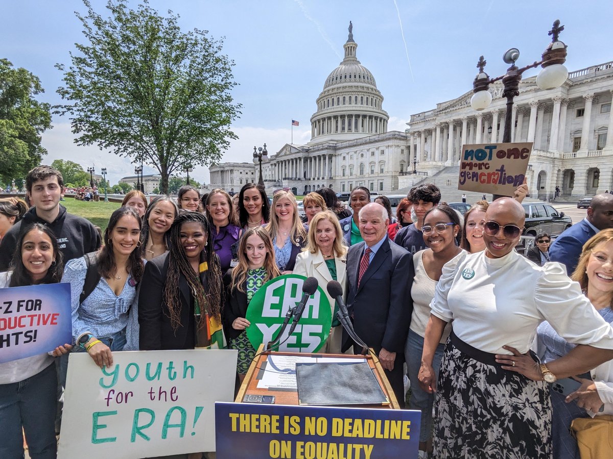 RepPressley's tweet photo. Today was a setback, but our fight for the #EqualRightsAmendment isn't over.

Equality is overdue, and we'll keep organizing to get this done. #ERANow. https://t.co/SfDsuBGhMY
