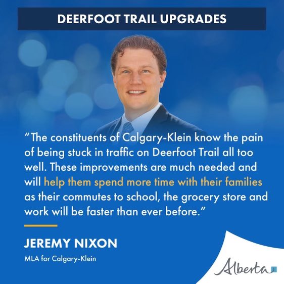 More great news for Calgarians! 

The new upgrades to the Deerfoot Trail will make commutes faster than ever before; making it easier for you to get where you need to go safely and efficiently.