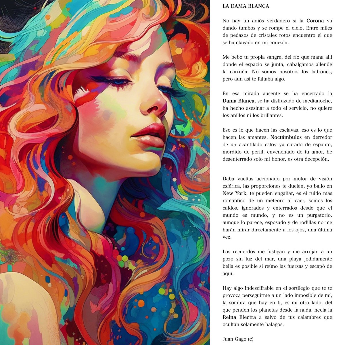 ionztomo16's tweet photo. LA DAMA BLANCA por Juan Gago (c)

#eltelefono #nohayconexion #otroadios #escribiendoconsangre #ignorado #arte https://t.co/wJzs5vMr23