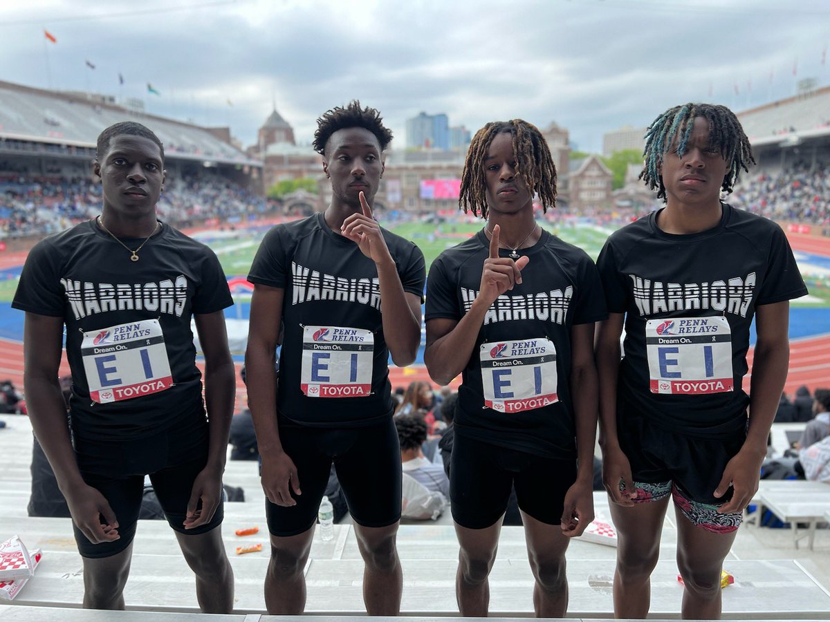 KecoughtanHigh's tweet photo. Kecoughtan Boys are now Virginia NUMBER 1 in the 4x400 at Penn Relays!!!!
@AthleticsKHS @HamptonCSchools https://t.co/0pjcegPuhb