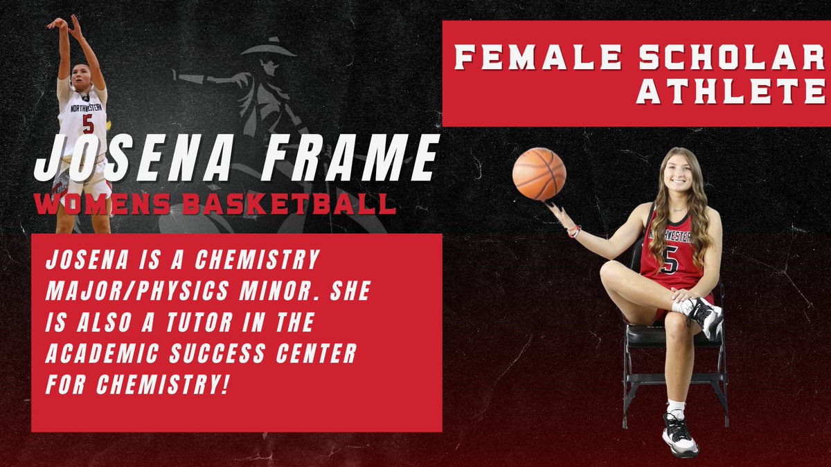 Congratulations to Josena Frame on winning Female Scholar Athlete of the year!
