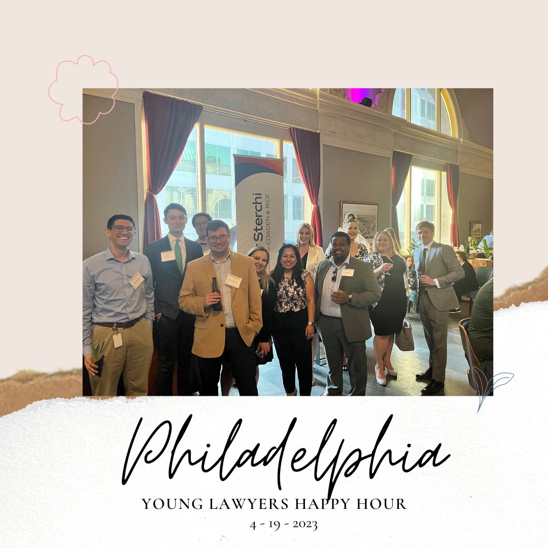 Last week young lawyers met in Philly for a happy hour ahead of the Young Lawyers Seminar! Be on the lookout for more happy hours near you. Can’t make it to a happy hour? There will be plenty of networking and fun June 14-16 in Charlotte, NC! Register now ow.ly/b1nx50NYInk