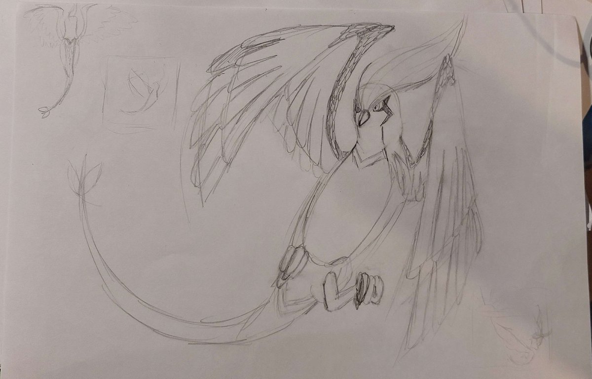A0Natsumi's tweet photo. Voici ma participation au #ToDfakemon fait aujourd'hui en live ! Il s'agit d'une reprise d'un concept art que j'avais fait de HoOhOohhAHa à l'époque, mais avec une palette qui colle au lore de ToD !

HoOhOoohhAHa, le seul Roucarnage légendaire que je connaisse jusque là... https://t.co/YCLQbKSoh0