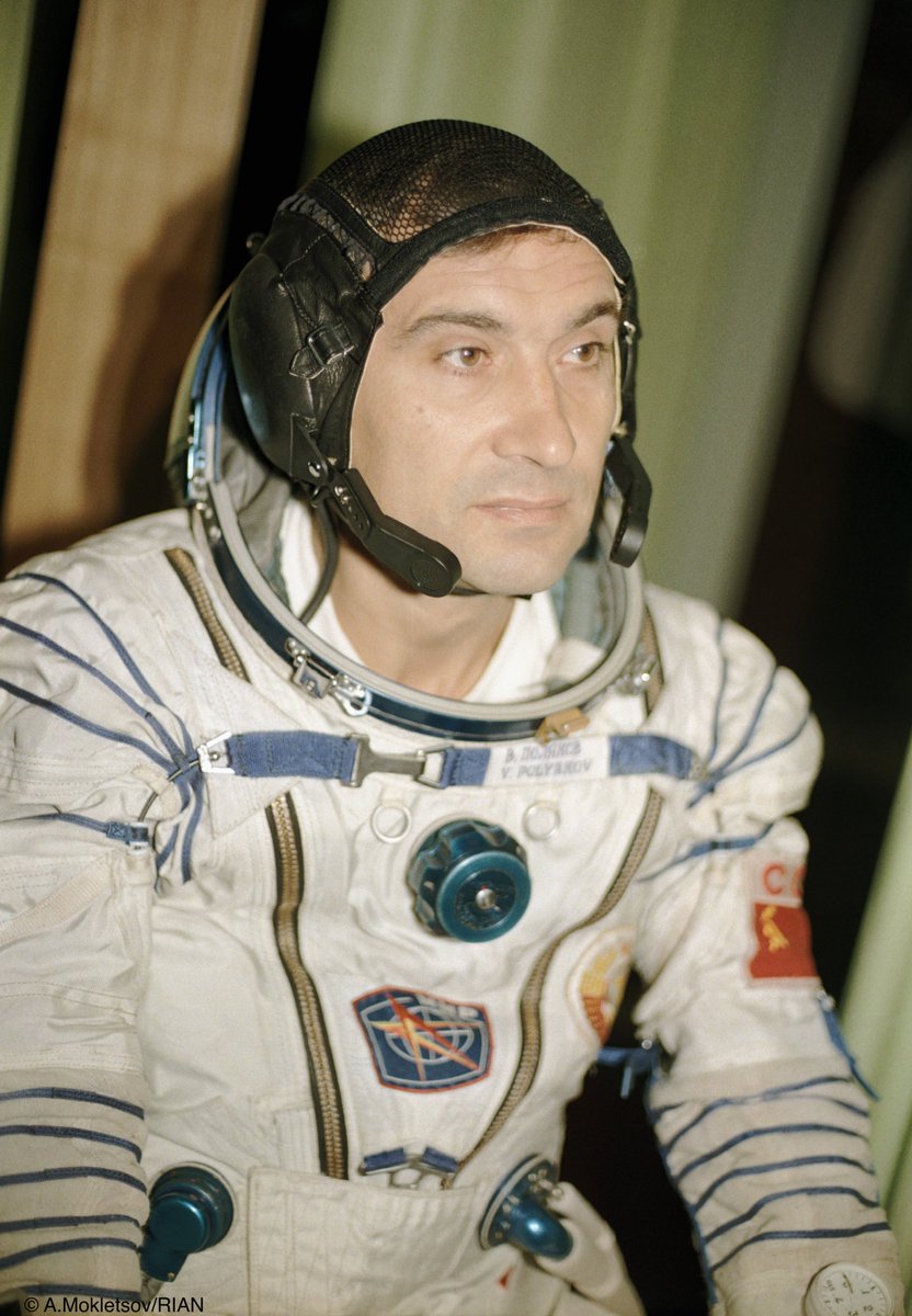 Russia's tweet photo. 👨‍🚀 Today Soviet-Russian cosmonaut Valery #Polyakov would have turned 81.

He is a record-holder for the longest stay in space, having spent 437 days aboard Mir station, proving that humans can endure long trip to Mars.

🎖 One of only 4 Hero of the Soviet Union AND Hero of Russia https://t.co/4Pmr08OnXv