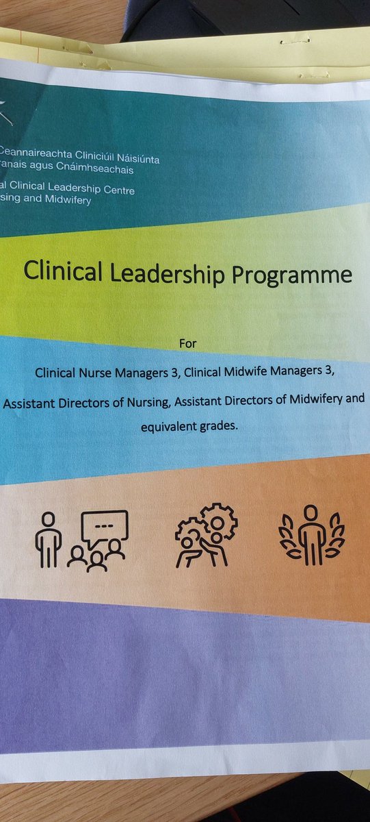 @NCLChse delivering day 2 of the Clinical Leadership programme today for CNM 3 & ADON grades. Really insightful leadership presentations and peer interaction. #nurseleaders.