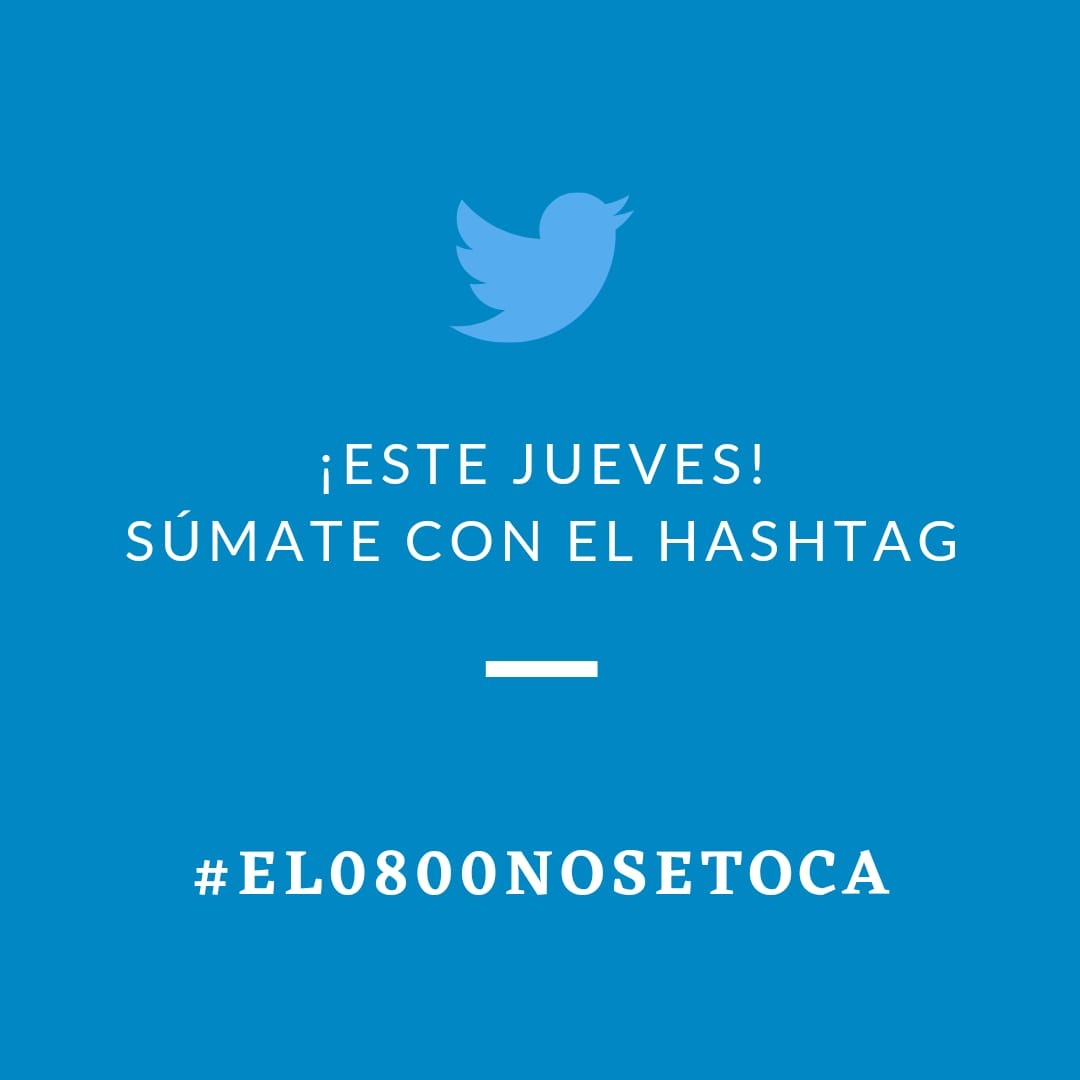 #El0800NoSeToca