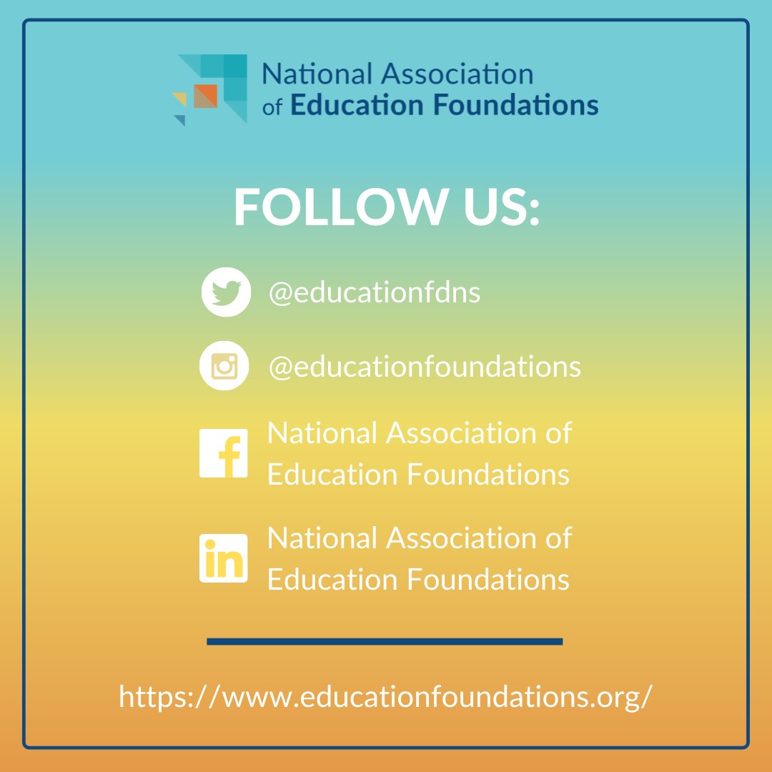 National Association of Education Foundations tweet media