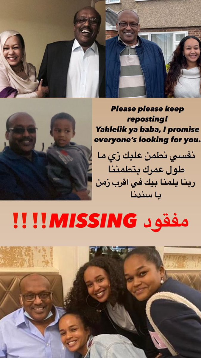 Please continue reposting! My dad is still missing since Sunday the 23rd of April. I cant stress how difficult this time is for me and my family, but we are hopeful that we will all reunite very soon❤️