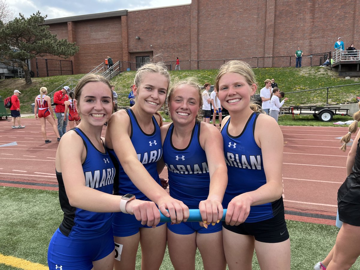 GregGolka's tweet photo. 4x800 relay comes from behind to get 2nd place at the North Invite!  Drops a bunch of time! https://t.co/Ee23eGmNxc