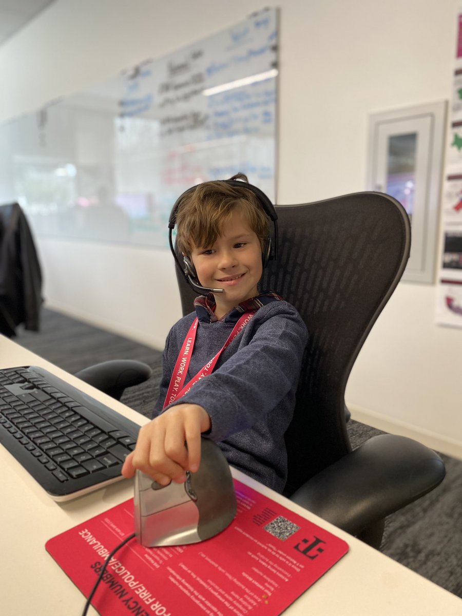 CorrinalynG's tweet photo. Bring your kid to work day @TMobile. Thank you @MikeSievert for giving our kiddos this incredible opportunity. ❤️#beyou https://t.co/TltyuOepxi