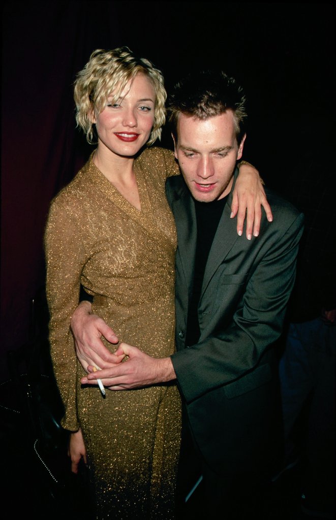 Ewan and Cameron Diaz at the NY premiere of #ALifeLessOrdinary (1997) #90sEwan