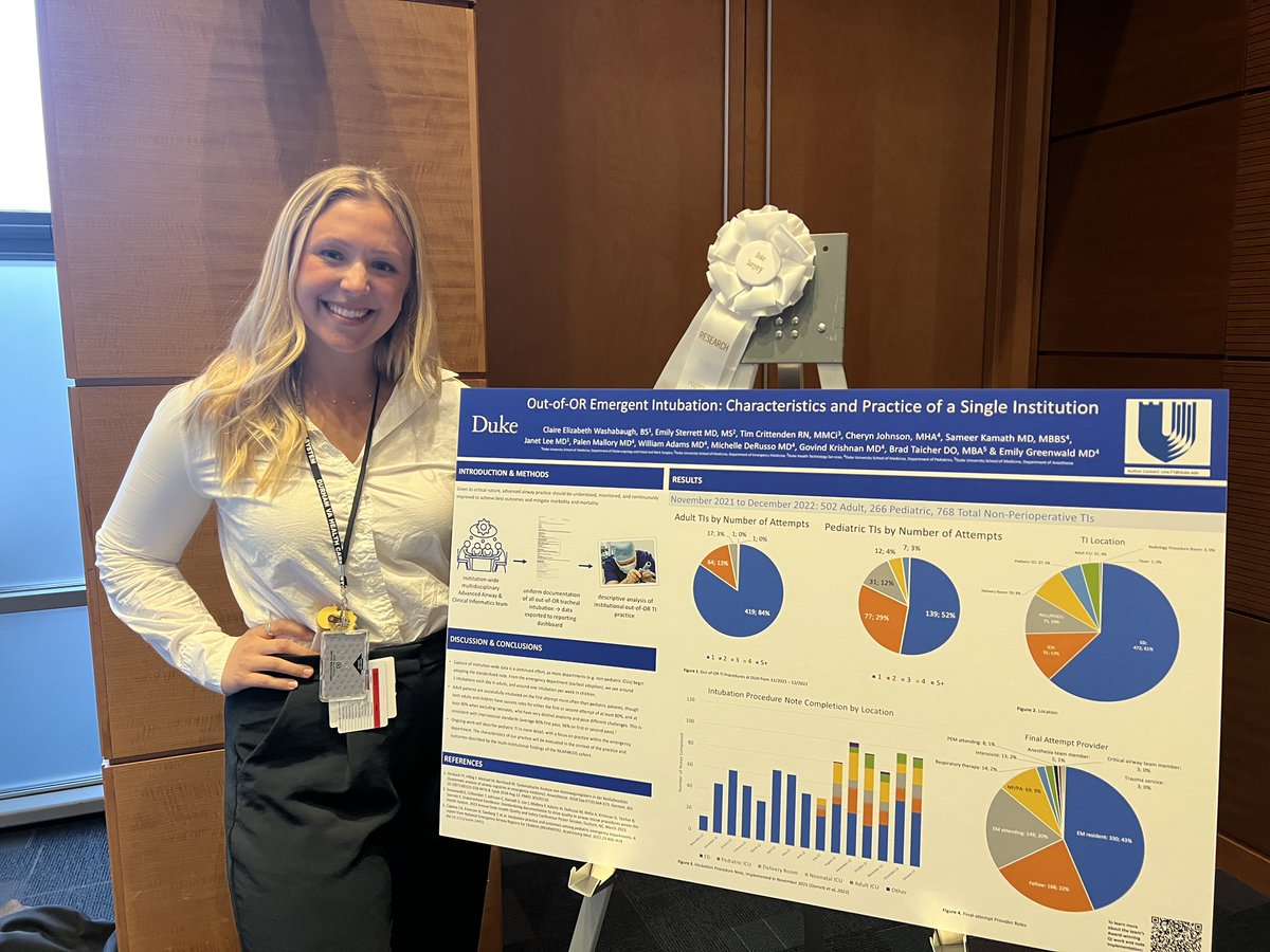bikingPEM's tweet photo. Proud of @claire_wash MSIV for presenting our work on institutional airway performance produced from our new data rich airway note/report that optimizes our data collection for  #near4kids #near4pem https://t.co/YAuG0jVPPZ