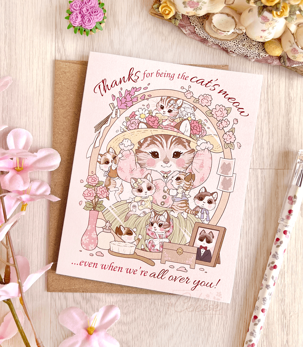 My Mother's Day greeting cards are now available in my shop! 💐💖