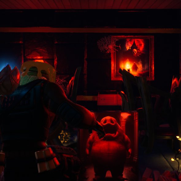 Chabiooovr's tweet photo. ¡Estoy emocionado de compartir algunas fotos de mi primer mapa de terror/aventura en Unreal Editor para Fortnite! ¡Prepárense para una experiencia aterradora y emocionante! #Fortnite #UnrealEngine #GameDev #MapaDeTerror #Aventura https://t.co/cWQaxT4Yut