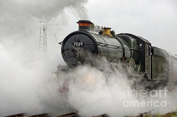 daveluc1's tweet photo. New artwork for sale! - "Steam locomotive 7029 Clun Castle" - https://t.co/bWCi8E0V16 @fineartamerica https://t.co/DB5zmqZYsm