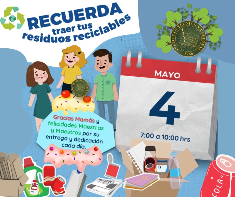 ityc_oficial's tweet photo. Querida #ComunidadITYC los esperamos en la siguiente colecta.
Recuerda que rechazar, reducir, reciclar y reusar es un estilo de vida ITYC. 🌎 🌳 ♻️
#Spring #Primavera #SomosITYC #CDMX #CiudadDeMéxico #ITYC #SeComunITYC #SeComunITYC #Mayo https://t.co/1Ayhngg9hw