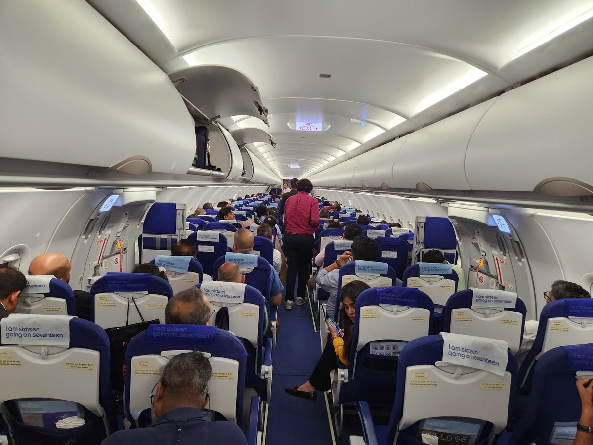 piushj's tweet photo. @IndiGo6E @DGCAIndia @timesofindia @HindustanTimes @republic @aajtak @indiatvnews @ndtv @IndiaToday @ZeeNews More than 200 passengers held hostage by Indigo, in the aircraft without any pilot. Flight 6E2518 was supposed to take off at 2010 hrs yesterday; it's 0230 hrs now! https://t.co/cKPESGLv9l