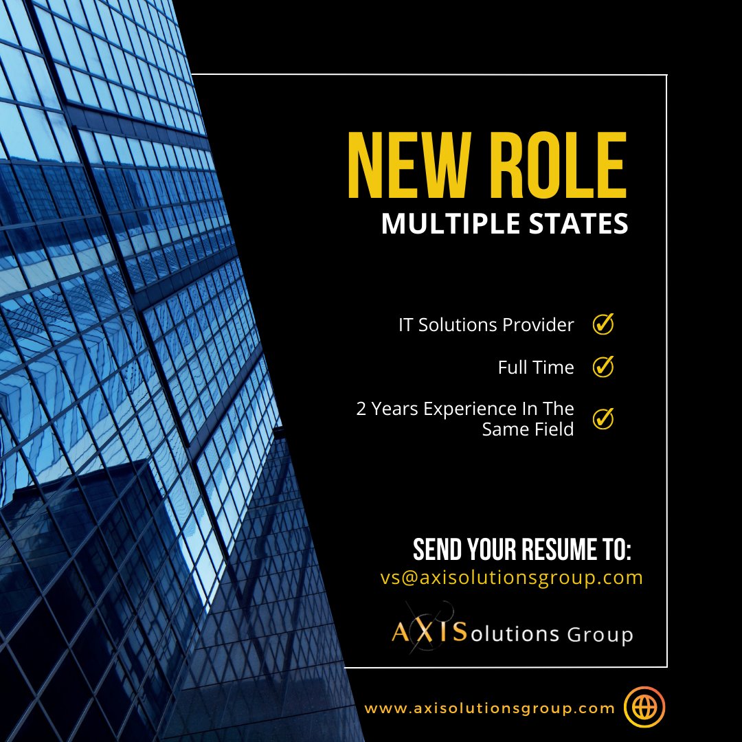 litozway's tweet photo. Affected by the recent #cdw #techlayoffs ? Our client is hiring across the continental USA and we'd love to connect with you.  Reach out to Vaishali Sareen, vs@axisolutionsgroup.com for details!  Follow us @ AXISolutions Group ! #opportunity https://t.co/FmFU2TIzd0