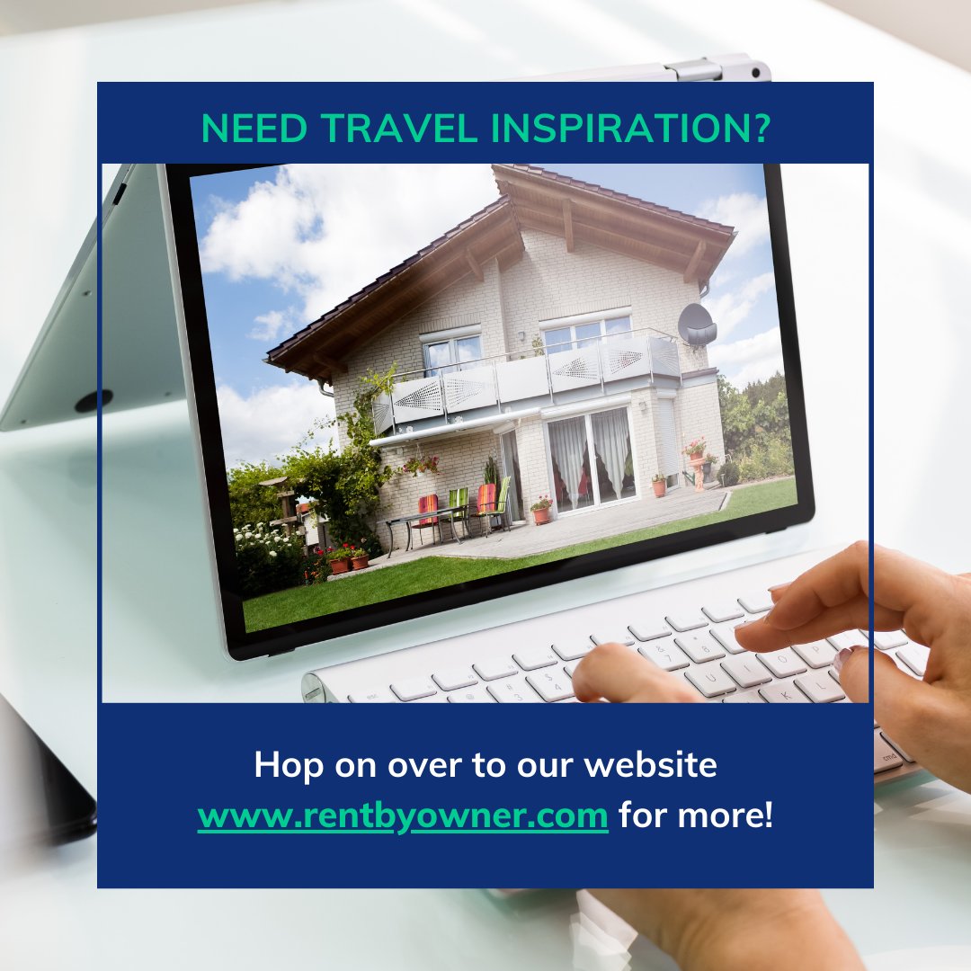 rentbyowner_com's tweet image. Looking for travel inspiration? Look no further! Visit our website rentbyowner.com and discover thousands of properties worldwide to satisfy your wanderlust. Start planning your next adventure now! #travelinspiration #amazingdestinations #nextdestination #travellist