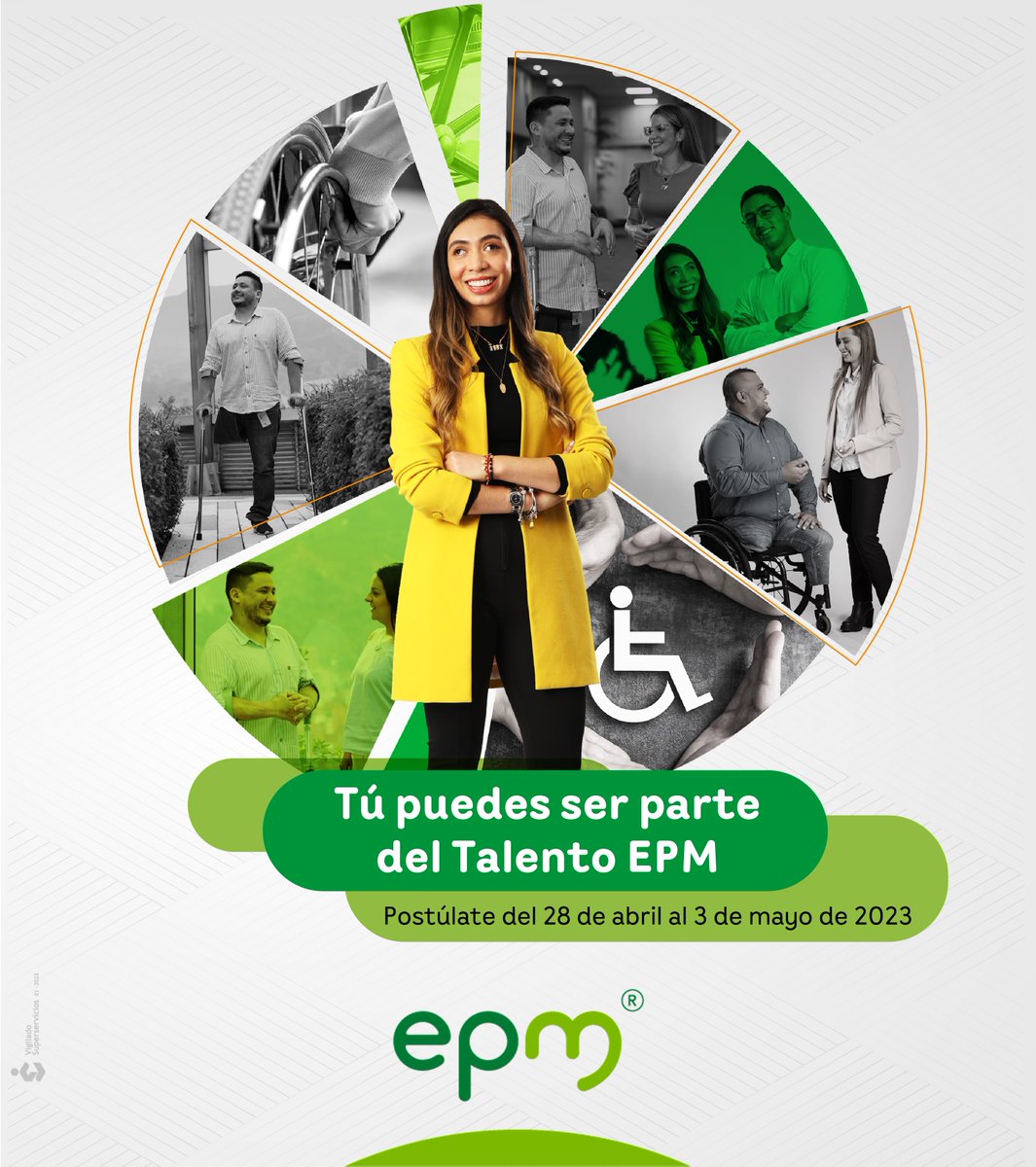 Participa en una de las 21 vacantes de nuestra 5° cohorte del programa de #InclusiónLaboral entre el 28 de abril y el 3 de mayo. Conoce las ofertas de empleo aquí: 👉ow.ly/JWIR50NYase

Participar en nuestros procesos de selección no tiene costo ni requiere intermediarios.