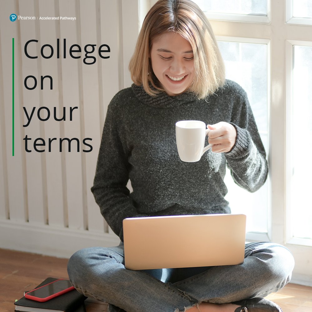 pearson_accel's tweet image. Our degree program is designed to help you avoid debt while achieving your career goals. Get 20% off college courses at Accelerated Pathways. Click to learn more -&amp;gt; pearsonaccelerated.com/20-off 

#nodebt #savemoney #degree #debtfreedegree #graduatefaster