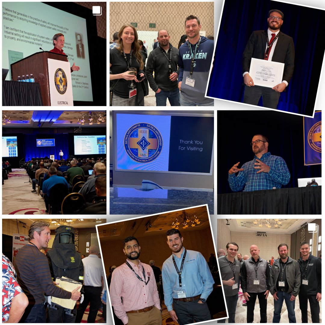 ElectricalSafeT's tweet image. It's time to #ReliveTheExperience of the 2023 Electrical Safety Workshop (ESW)! 🤩 Check out the photos - from tutorials to trade shows and action-packed sessions - now available online! 📲 Click the link to join the convo 📸
electricalsafetyworkshop.com/photos/