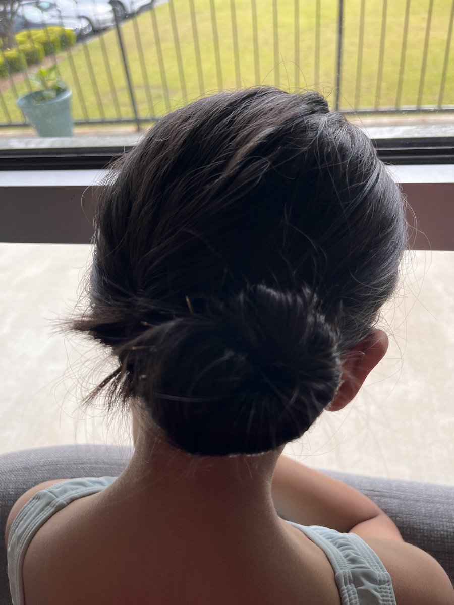 Earlier today I posted a video of a challenging robotic operation I had recently completed. But that was easy compared to this ballet bun I crushed today! #dadgoals #ballerinasareintimidating