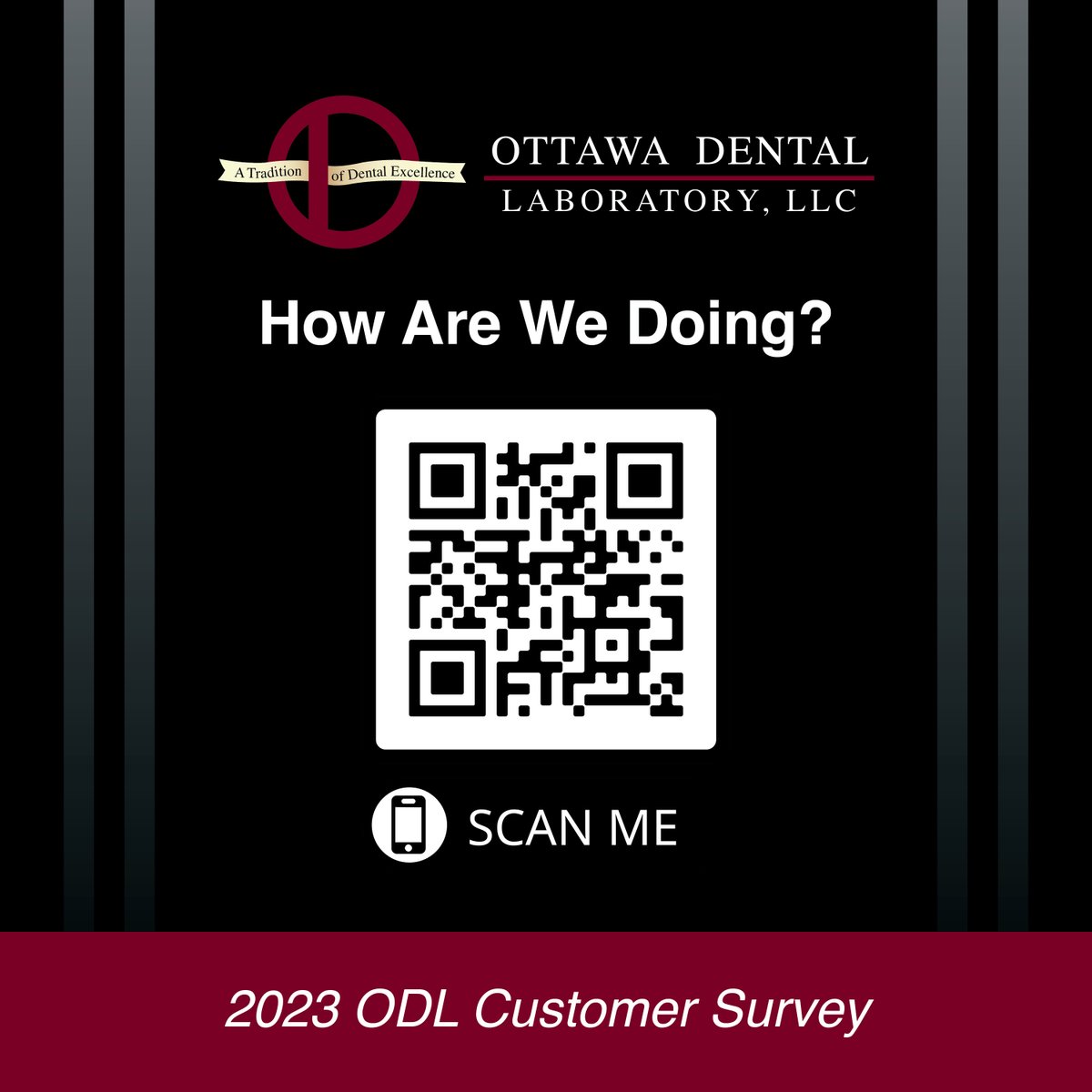 OttawaDentalLab's tweet photo. We strive for excellence! Please take this brief survey so that we can continue to improve and maintain our high standards of service.✨🦷😁 We are here for you and your patients! 💯
➡️ https://t.co/pumrNc6GTp
#dentallab #dentistry #customersurveys #excellence https://t.co/RRHDKKYawV