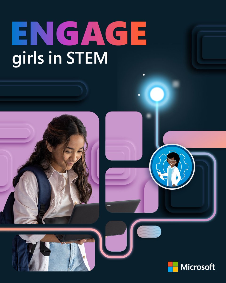 We're celebrating #GirlsinICT Day with a course that provides key insights, strategies, and more that can help spark girls' curiosity in #STEM. 🧠🏆

Get started to learn how you can inspire students in your classroom: msft.it/6012gPLy8

#MicrosoftEDU