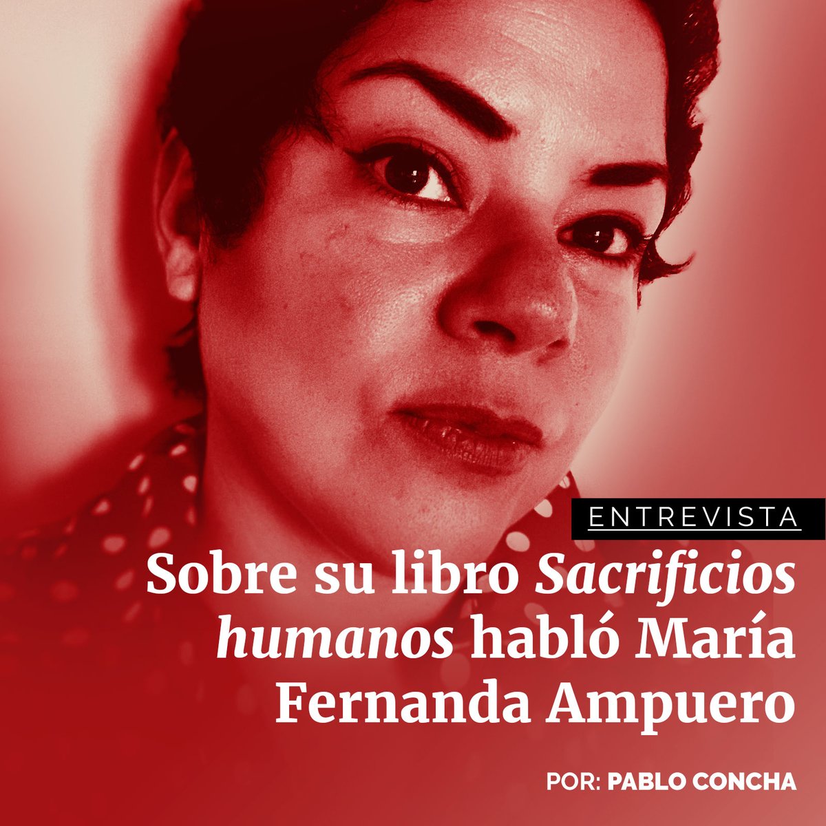 librosyletras's tweet photo. #EntrevistaSobre su libro “Sacrificios humanos” habló María Fernanda Ampuero @mariafernandamp
Por: Pablo Concha @scarypablo
Entrevista completa en https://t.co/PzlpA4vuCk
@FILBo @camlibro @joseangelbaez #literatura #escritoras #mariafernandaampuero #pabloconcha #librosyletras https://t.co/KDveCiPas3