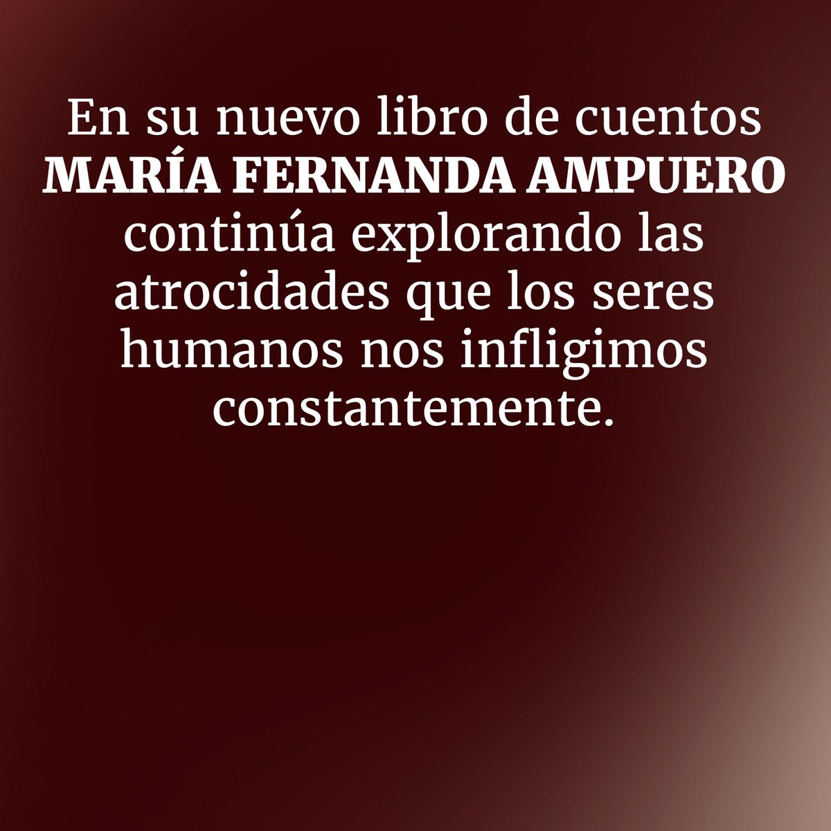 librosyletras's tweet photo. #EntrevistaSobre su libro “Sacrificios humanos” habló María Fernanda Ampuero @mariafernandamp
Por: Pablo Concha @scarypablo
Entrevista completa en https://t.co/PzlpA4vuCk
@FILBo @camlibro @joseangelbaez #literatura #escritoras #mariafernandaampuero #pabloconcha #librosyletras https://t.co/KDveCiPas3