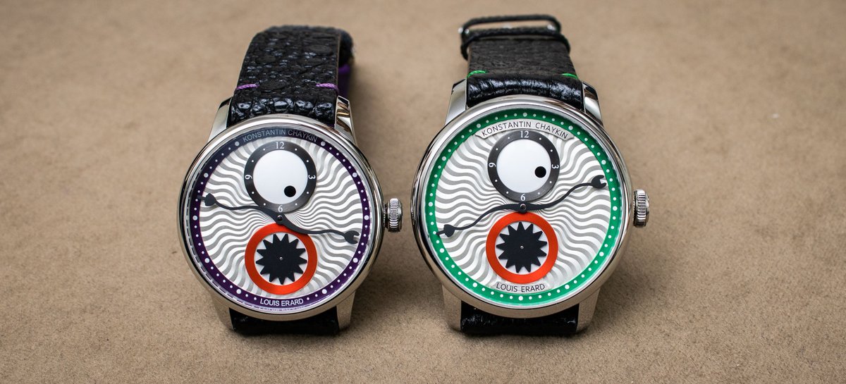 RunnymedeCap's tweet photo. Hands-On Debut: The Terrifying Le Régulateur Louis Erard x Konstantin Chaykin ‘Time Eater’ Watch https://t.co/iFEEdESxGM | @aBlogtoWatch @LouisErard1929 @kchaykin #TimeEater #Watches #ABTW https://t.co/xWZmn5zzSq