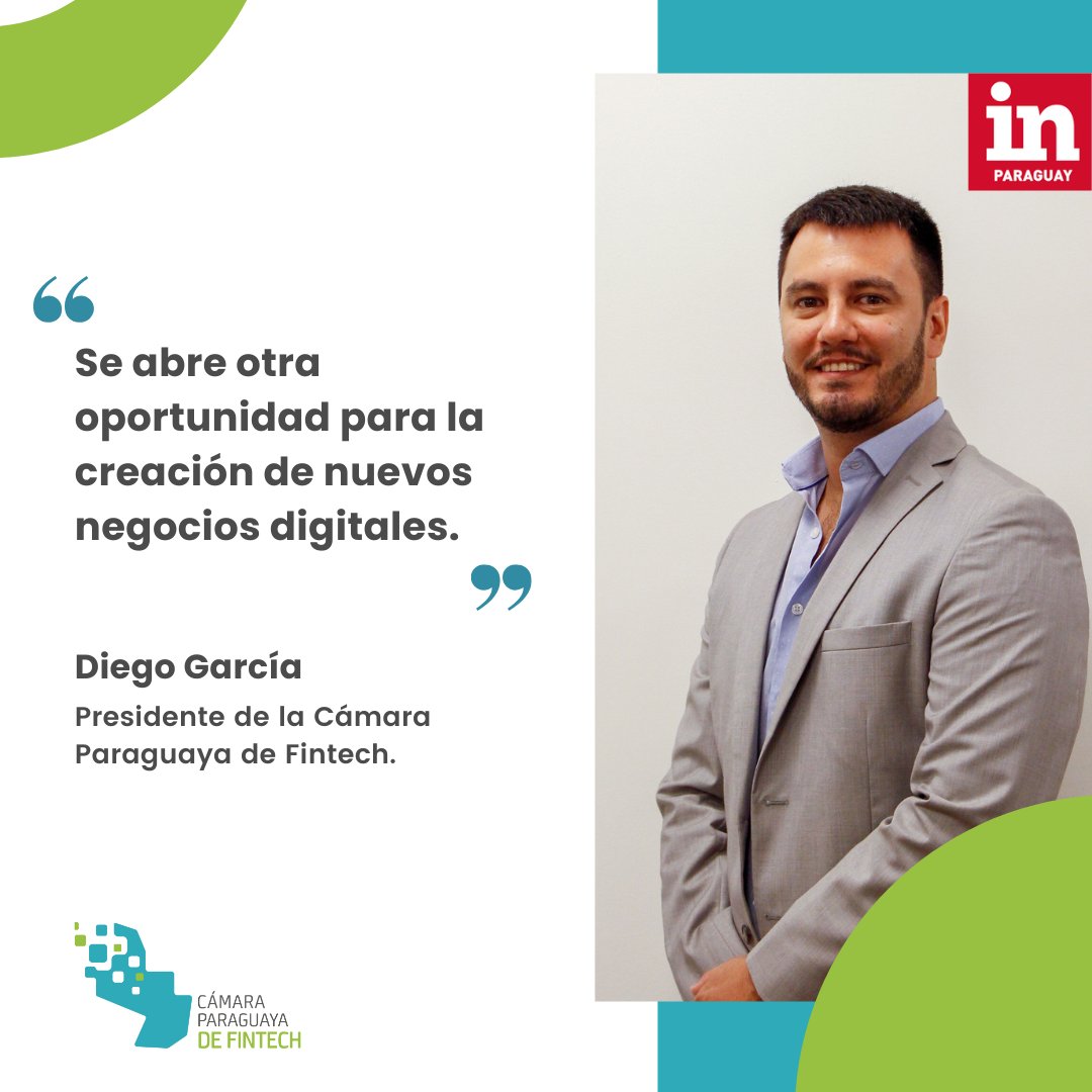 "Nuestro objetivo es poner a Paraguay en el radar fintech regional y potenciar la economía digital". Adelantó nuestro nuevo presidente Diego García en una entrevista con <a href="/InfoNegocios_PY/">InfoNegociosPY</a>

Leé más en➡️bit.ly/3oIIgOJ

#FintechPy #startupfinanciera #Paraguay