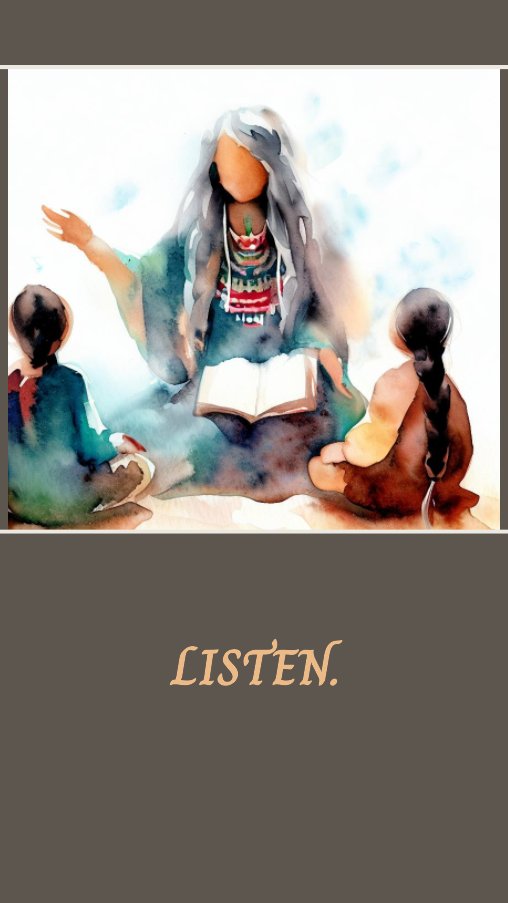 Women in indigenous matriarchies are responsible for preserving and passing down cultural knowledge, language, and traditions to future generations. #StorytellingTraditions
#IndigenousEducation
#SacredTraditions
#CulturalLegacy
#IndigenousDaughter