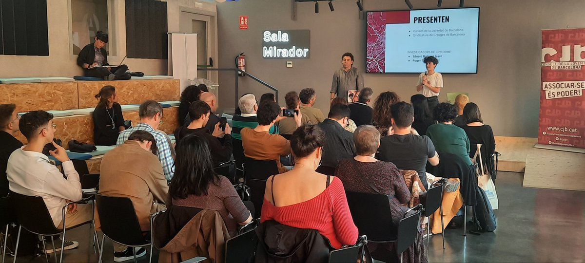 DuesoPilar's tweet photo. Comença a #ElConvent de @barcelonactiva la presentació del informe "Adultocentrisme I polítiques públiques locals: percepcions i propostes juvenils" amb la Sindicatura de Greuges i el Consell de la Joventut de Barcelona https://t.co/3taXLcdGAq