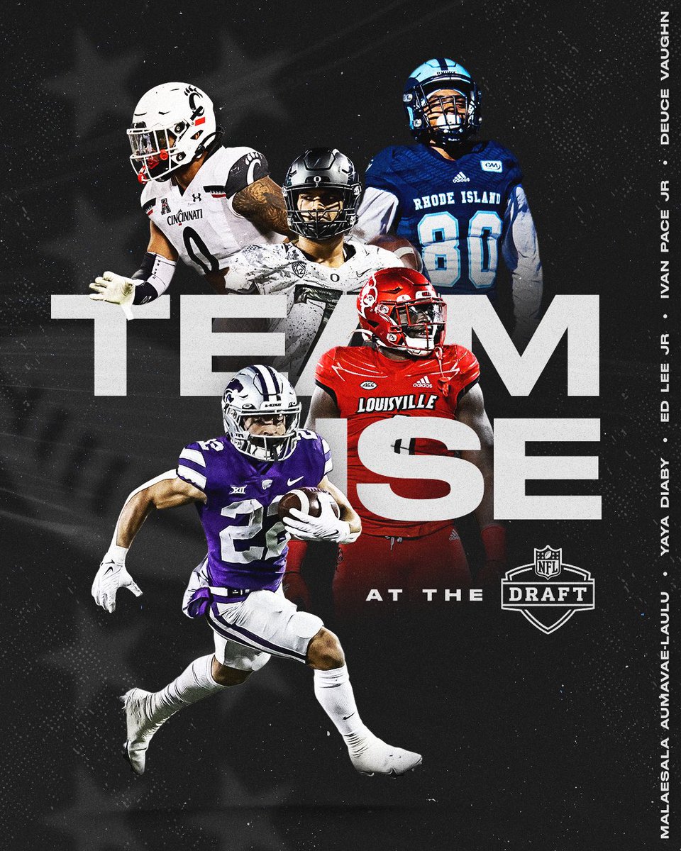 DRAFT DAY! Good luck to #TeamISE in the 2023 #NFLDraft