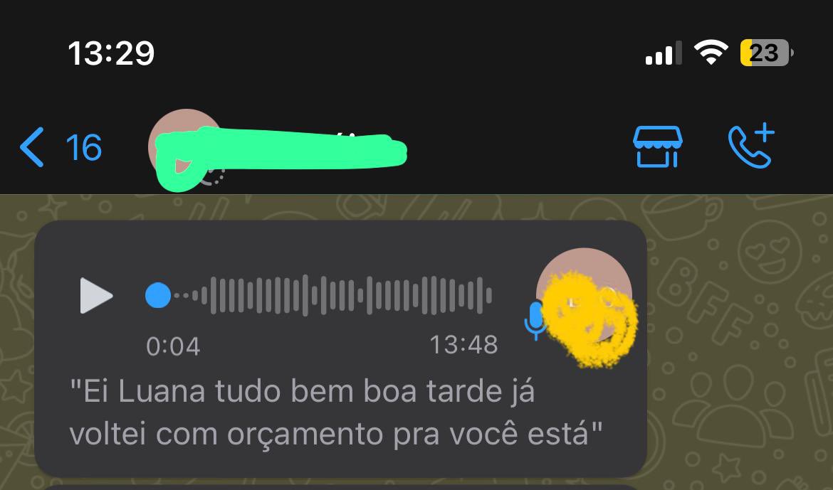 Formigueiromkt's tweet photo. E essa bruxaria nova do WhatsApp que transcreve os áudios? O seu já atualizou? O que achou? https://t.co/hh56EqqKPK