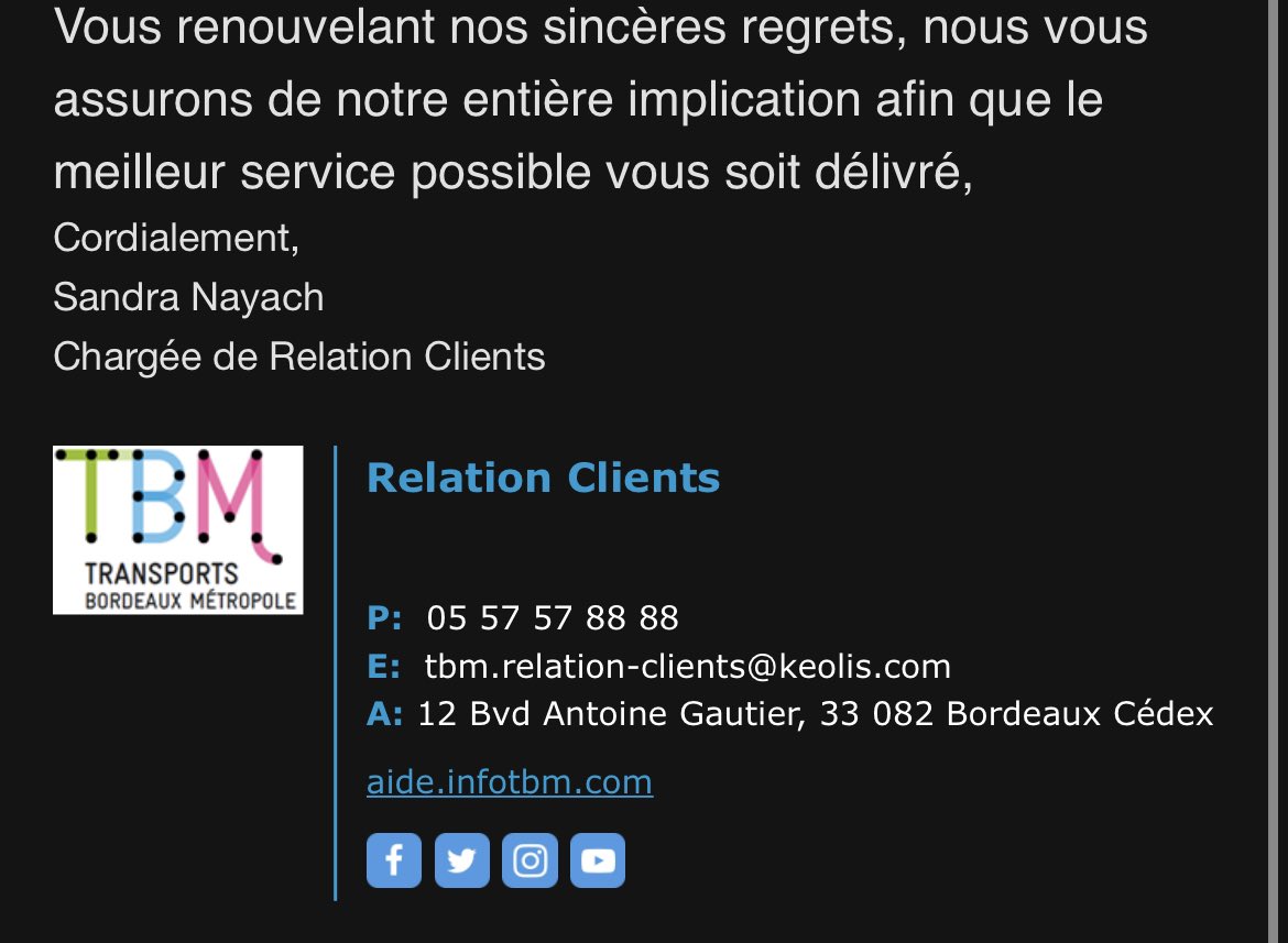 Leur réponse. Ça me fout la gerbe 🥲