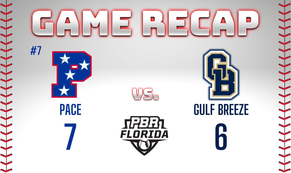 Gulf Breeze High School Baseball on Twitter "RT PBRFlorida Pace v