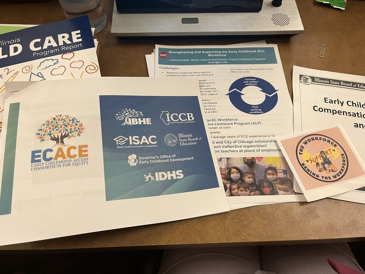 DrCristinaPZ's tweet photo. HAPPENING NOW | Joint Committee Subject Matter Hearing on the Early Childhood Workforce. Tune in: https://t.co/9eJ51qMPh0 per usual the #ECECommunity is showing up &amp; showing out! @UIC_CollegeofEd’s Cathy Main said it best, “We need a systemic shift, but also a shift in values.” https://t.co/0knxWqREMP