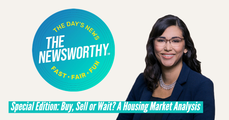Redfin's tweet photo. Our Chief Economist @FairweatherPhD advises buyers that even as mortgage rates fluctuate, to focus on finding a home they love, rather than calculating the perfect time to buy.

Get the latest on the housing market and the silver lining for buyers and sellers 👇