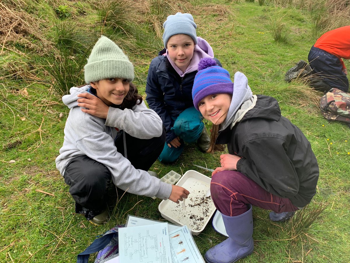 GodstoweTrips's tweet photo. Final day in the field. Invertebrate hunting together in the streams for us. https://t.co/niWqzyikQn