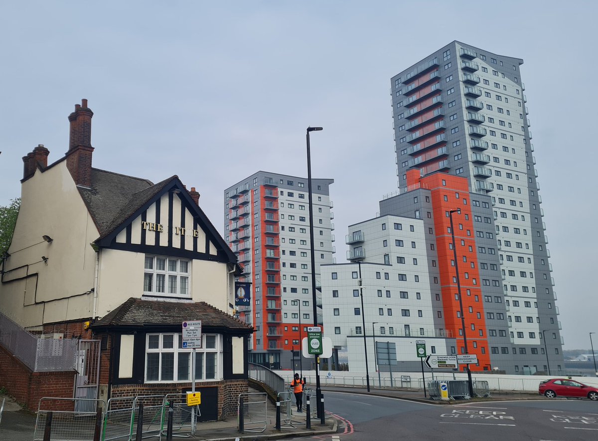 VinnieSull1van's tweet photo. The allelopathy of a poisoned weed has overgrown, killed and replaced our roots. 

#Woolich, #London 
> @Britains___Pubs https://t.co/9ZcuSIOG3g