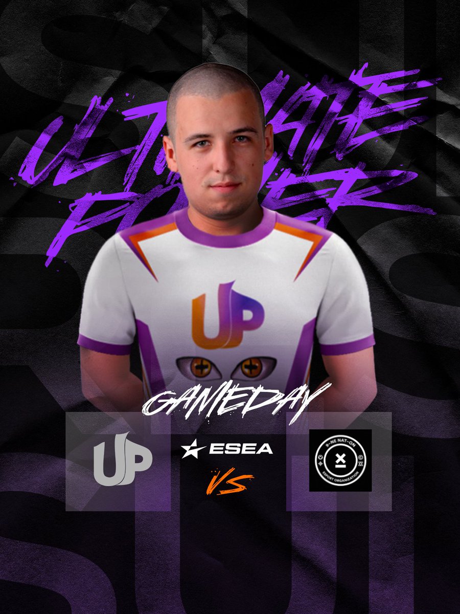 🟣 MATCHDAY in <a href="/ESEA/">ESEA League</a> 

🆚 <a href="/9INEGG/">9INE Pusulabet</a> Academy 
⏰ 20:00
📺 youtube.com/live/nqfNcGX18…

#UltimatePower <a href="/doublemagics/">Veselin Angelov</a> <a href="/ViLTREXX/">Valentin</a> <a href="/waZzCSGO/">waZz</a> @starplajerzCSGO <a href="/d1maje/">d1maje</a>