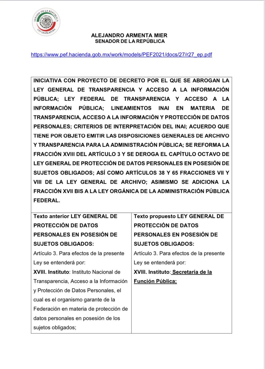 letroblesrosa's tweet photo. ‼️EXTRA EXTRA EXTRA‼️ El presidente del @senadomexicano propone DESAPARECER el @INAImexico y al Sistema Nacional Anticorrupción. https://t.co/3muICAkco2